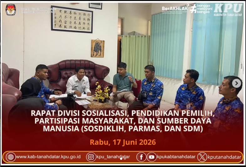Rapat DIVISI Parmas dan SDM